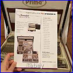 Prima Arundel Stainless Steel 84 Piece Cutlary Set With Diplomat Case RRP £349