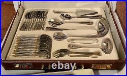 Prima Arundel Stainless Steel 84 Piece Cutlary Set With Diplomat Case RRP £349