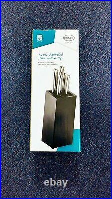 RÖSLE knife block Basic Line 6 pcs with bristles (New unwanted gift)