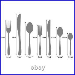 RRP £114 ProCook Berkeley Cutlery Set 28 Piece 4 Settings