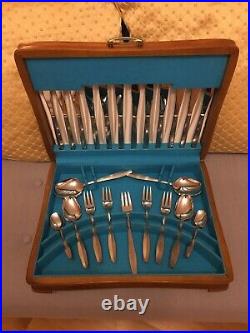 Rare Ashberry Merton Stainless Steel Cutlery Canteen For The Design Centre