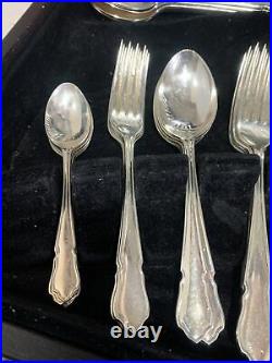 Rare George Butler 60 Piece Canteen Of Cutlery Ashberry Collection