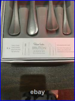 Robert Welch Bruton 24 Piece Stainless Steel Cutlery Set for 6 People (new)