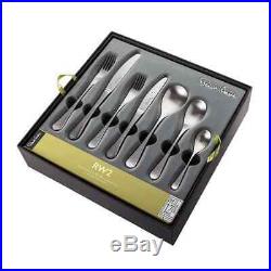 Robert Welch RW2 Satin 84pc Cutlery Set Gift Boxed
