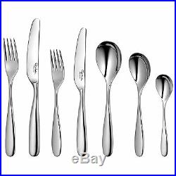 Robert Welch Stanton Bright 84 Piece Cutlery Set for 12 People Gift Boxed