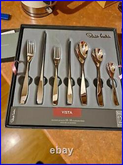 Robert Welch Vista Bright Cutlery Set, 84 Piece For 12 People
