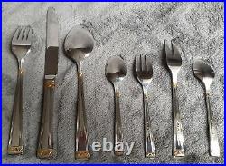 Rosenbaum Solingen 72 Piece Stainless Steel & Gold Plated Cutlery Canteen