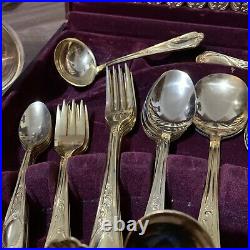 SBS Solingen 69 piece 18/10 Carat Gold Plate Cutlery With Canteen