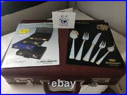 SBS Solingen 72 piece 18/10 Carat Gold Plate Cutlery With Canteen in Briefcase