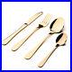 Sabichi Glamour Stainless Steel 16 Piece Cutlery Set Forks Spoons Copper & Gold