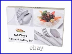 Salter COMBO-6598 Bakewell Kitchen Dining Room Cutlery Set, 6 x 24 Piece sets