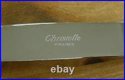 Set of 6 Christofle Malmaison Sterling Silver Handled Dessert Knives 7 3/4