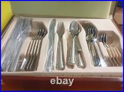 Solingen Cutlery Set 18/10 + Wooden Box Set
