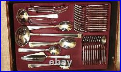 Solingen Rosenbaum 18/10 Gold Plated Chrome-Nickel Steel Cutlery Canteen