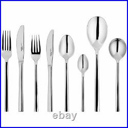 Stainless Steel Cutlery Set James Martin 44 Piece Luxury Silverware 6 Place