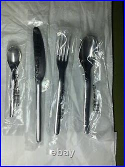 Tenere by Christofle France stainless steel cutlery set for 12 service NEW