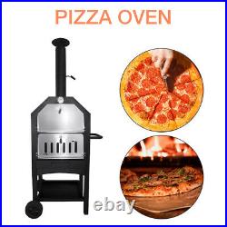 UK Pizza Oven Set withBread Peel Cutter Outdoor Garden Patio Barbecue Cooking BBQ