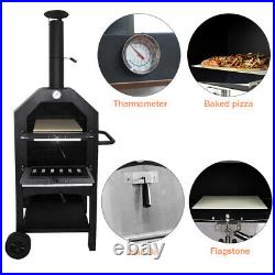UK Pizza Oven Set withBread Peel Cutter Outdoor Garden Patio Barbecue Cooking BBQ