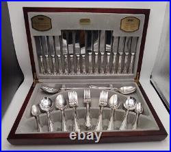 VINERS DUBARRY CLASSIC SILVERPLATED Sheffield 60 Piece Canteen 8 PERSON Cutlery