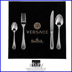 Versace Rosenthal Greca Stainless Steel Cutlery Set 24 Pieces X 6 Persons