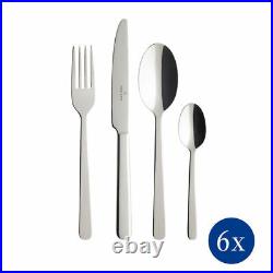 Villeroy & Boch Louis 24pc Cutlery Set Stainless Steel 6 Settings New In Box