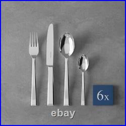 Villeroy & Boch Victor Collection 24 Piece 18/10 Stainless Steel Cutlery Set