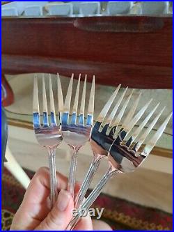 Viners Canteen Set Silver Plated Cutlery -Beaded Pattern 58 Piece 8 People
