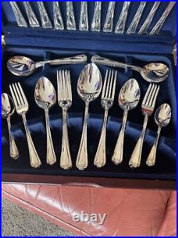 Viners, Jesmond 44 Piece Cutlery Canteen Set (Silver Plated)Brand New