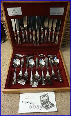 Viners WESTBURY Stainless Steel 56 Piece Canteen Cutlery Service For 8 People