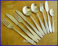 Vintage 1960s/1970s Old Hall Campden Modernist Steel 54 pc Cutlery Set & Canteen