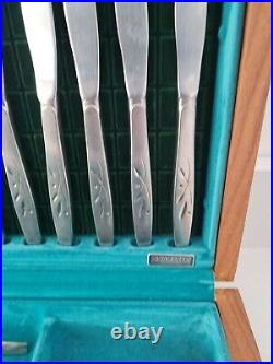 Vintage 41 x Piece Oneida Canteen Cutlery Set Community venetia will o wisp box