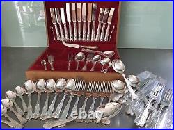 Vintage Cutlery Set Canteen In Wooden Box -Excellent Condition