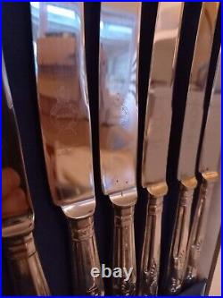 Vintage Cutlery Set Made In Sheffield Set Boxed Stainless Steel Six Places