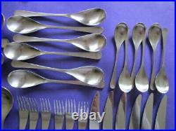 Vintage Old Hall Alveston Stainless Steel Thirty Four Piece Cutlery Set