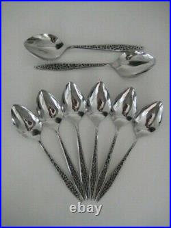 Vintage Stainless Steel Viners Mosaic Cutlery Set 62 Pieces Knives Forks Spoons