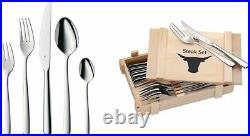 WMF Boston Cromargan Cutlery Stainless Steel Finish Polished 60 Parts 12 Per