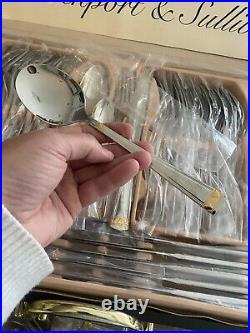 Waltmann und sohn 95 piece cutlery set in a Davenport & Sullivan Mahogany Case