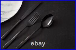 Zwieger Vesper Black Cutlery Set 24 Pieces For 6 Persons Stainless Steel 18/10